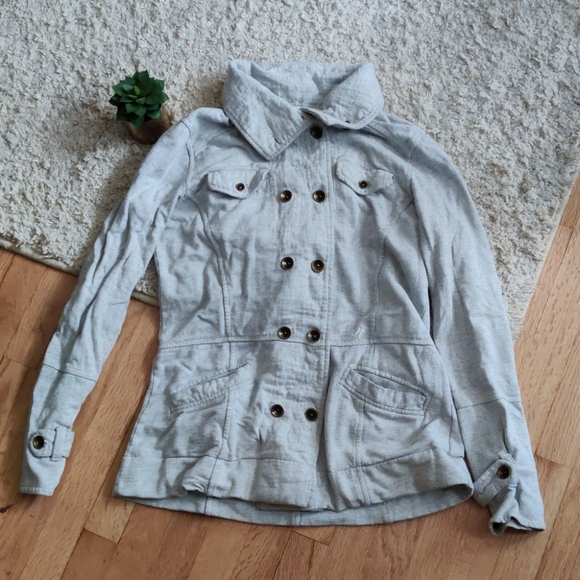 Heather Gray Hurley Hooded Coat - Picture 1 of 4